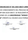 Vista preliminar de documento COMUNICADO N° 1 - 28.08.2024