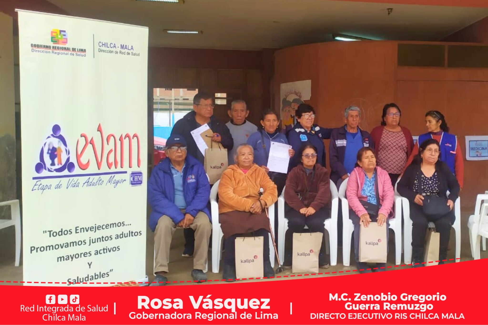 En el marco del "Día del Adulto Mayor", RIS Chilca Mala desarrolla diversas actividades