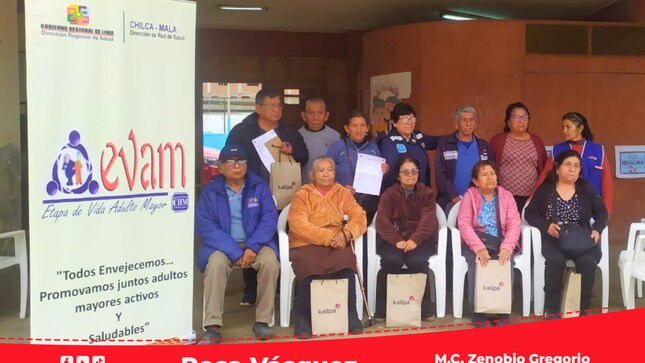 En el marco del "Día del Adulto Mayor", RIS Chilca Mala desarrolla diversas actividades