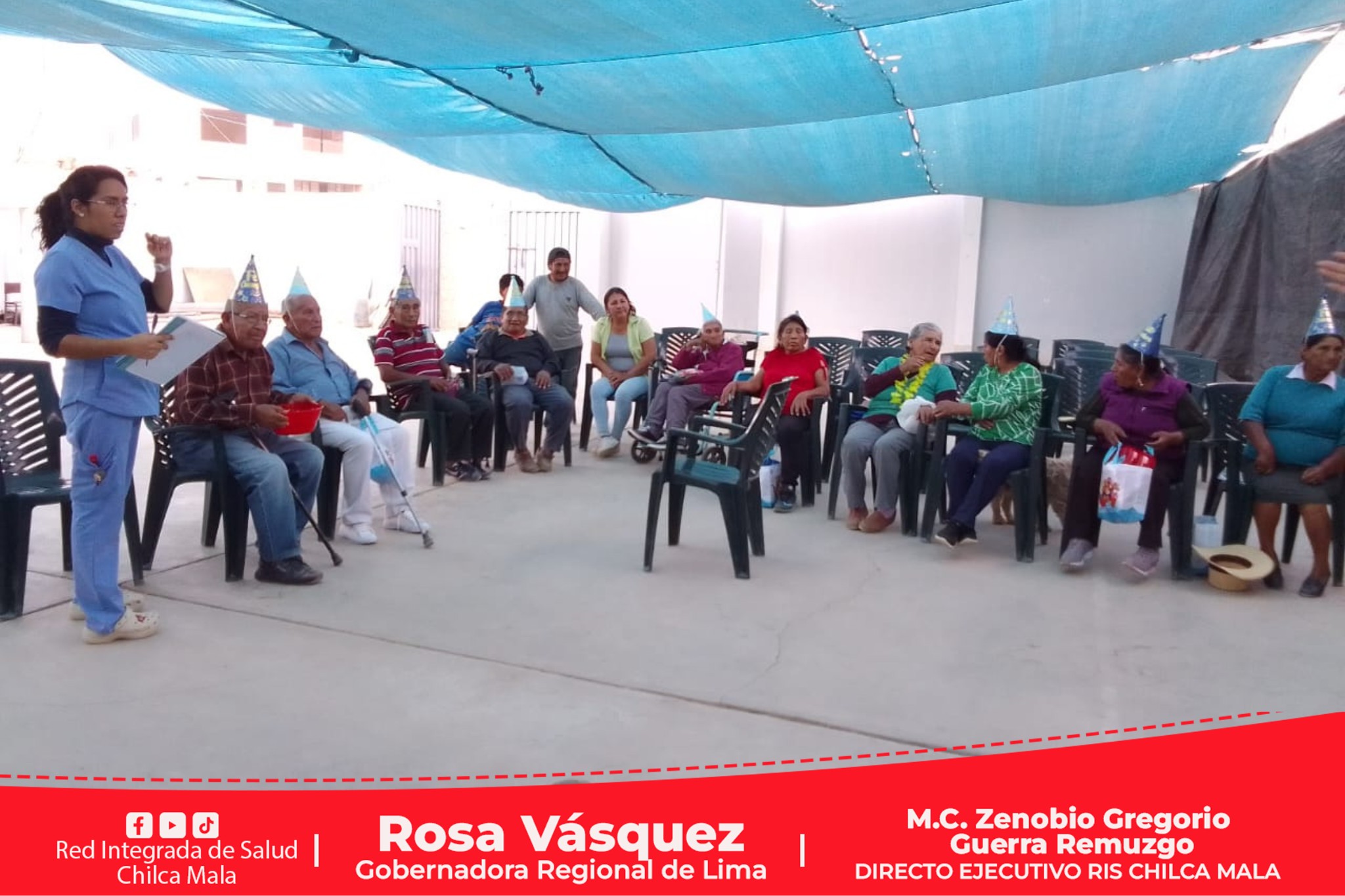 RIS Chilca Mala realiza sesión demostrativa en estilos de vida saludable, acompañado de juegos didácticos, compartiendo una tarde amena