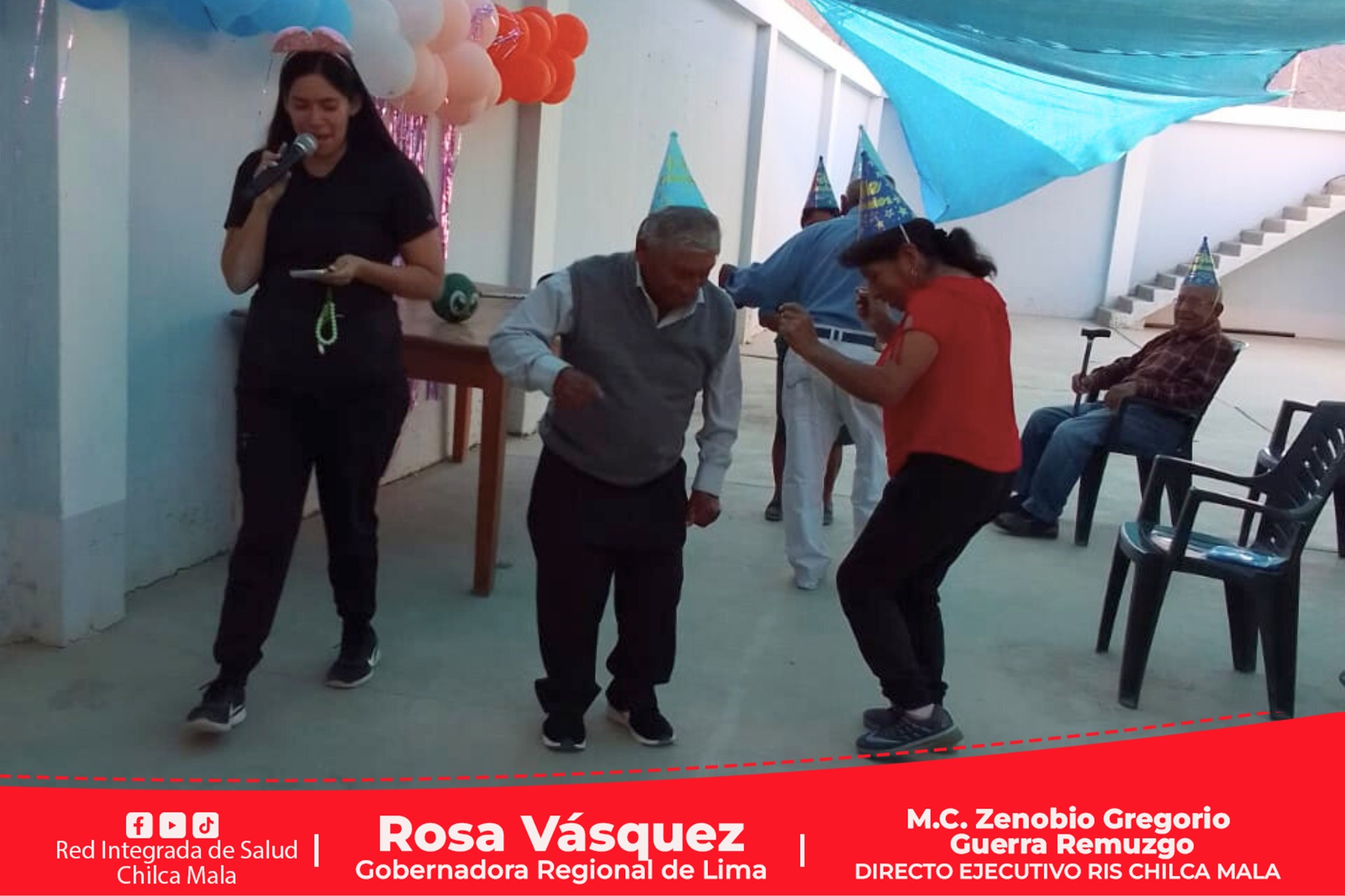 RIS Chilca Mala realiza sesión demostrativa en estilos de vida saludable, acompañado de juegos didácticos, compartiendo una tarde amena