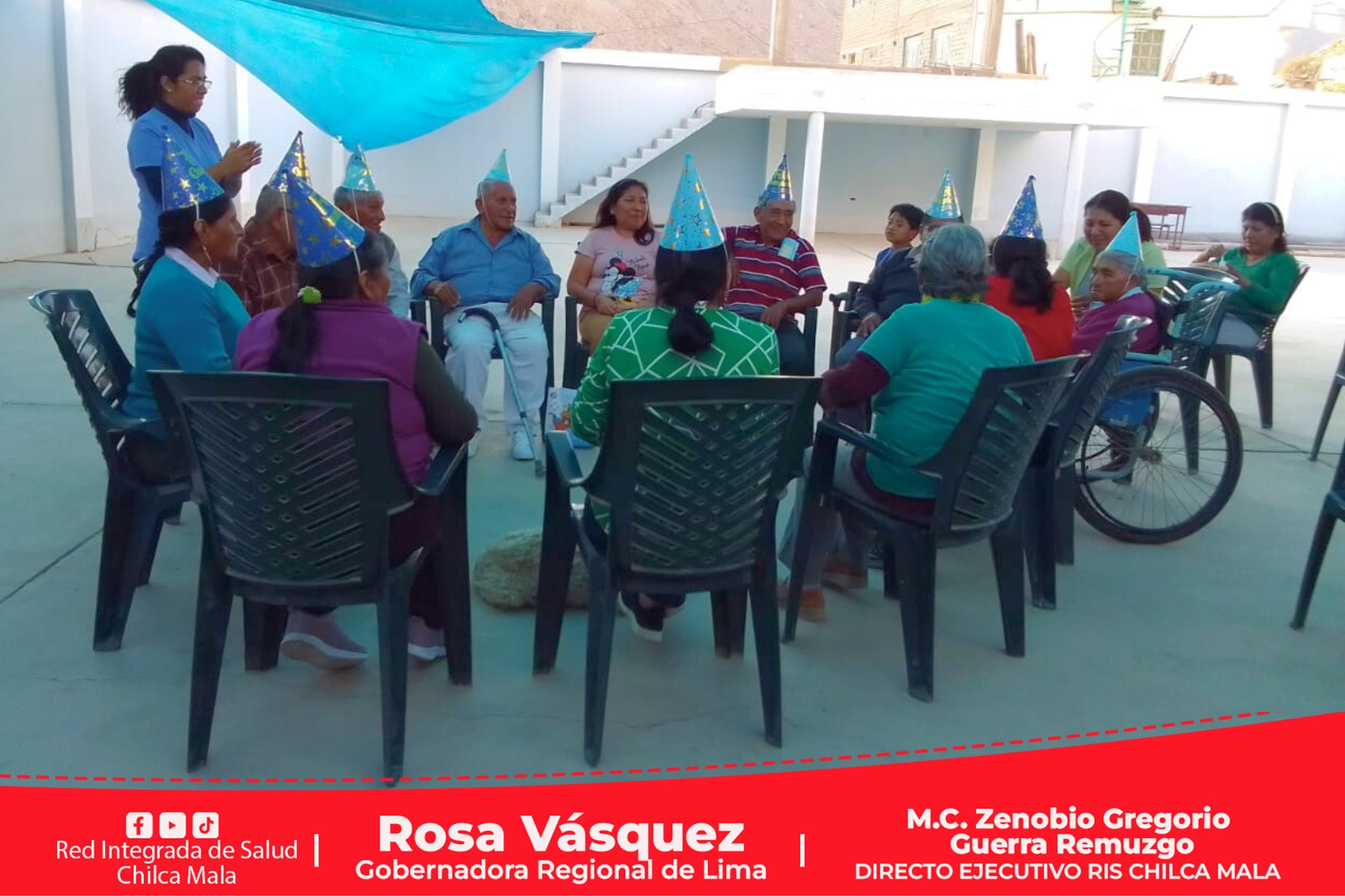 RIS Chilca Mala realiza sesión demostrativa en estilos de vida saludable, acompañado de juegos didácticos, compartiendo una tarde amena
