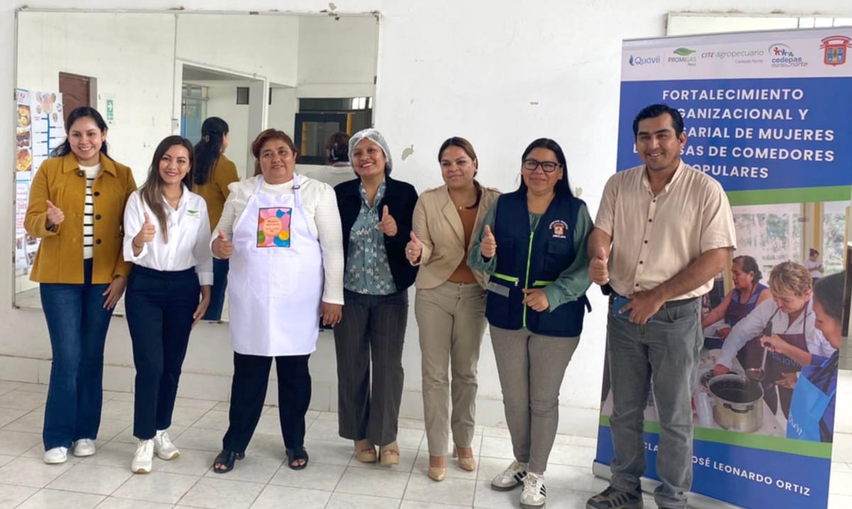 Fortalecimiento organizacional y empresarial de mujeres emprendedoras de comedores populares