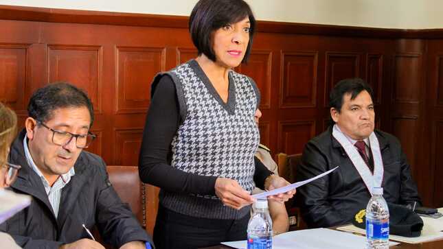 alcaldesa Janet Cubas presidió reunión de Coprosec