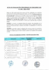 Vista preliminar de documento Acta de Evaluación Preliminar del Concurso CAS Nº 003-2024-MDT