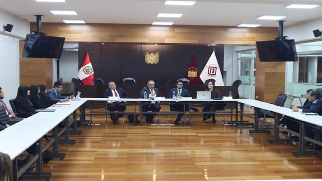 El presidente de la Sala Segunda Gustavo Gutiérrez realizó conversatorio sobre “Los principios en materia laboral y previsional en el modelo constitucional peruano”
