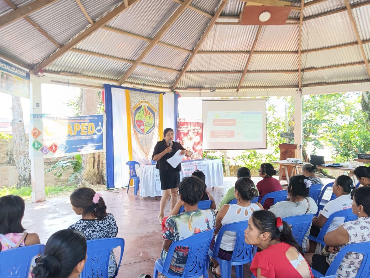 Taller dirigido a los usuarios del Programa de Fortalecimiento de Capacidades a Cuidadores y Cuidadoras de Personas con Discapacidad Severa
