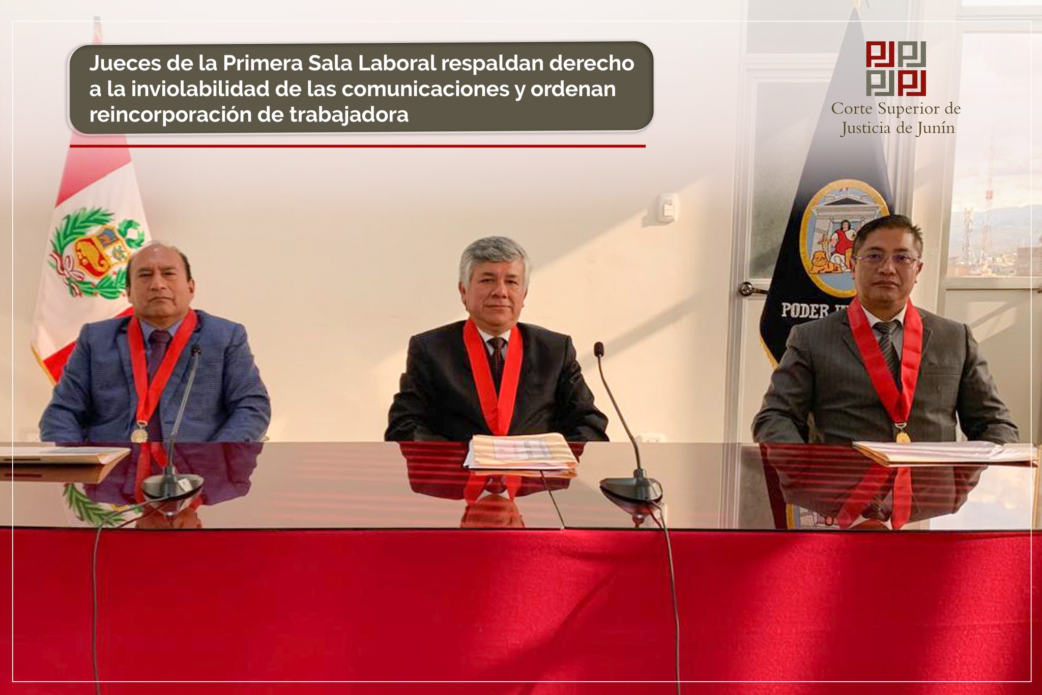 Jueces de la primera sala laboral respaldan derecho a la inviolabilidad de las comunicaciones y ordenan reincorporación de trabajadora
