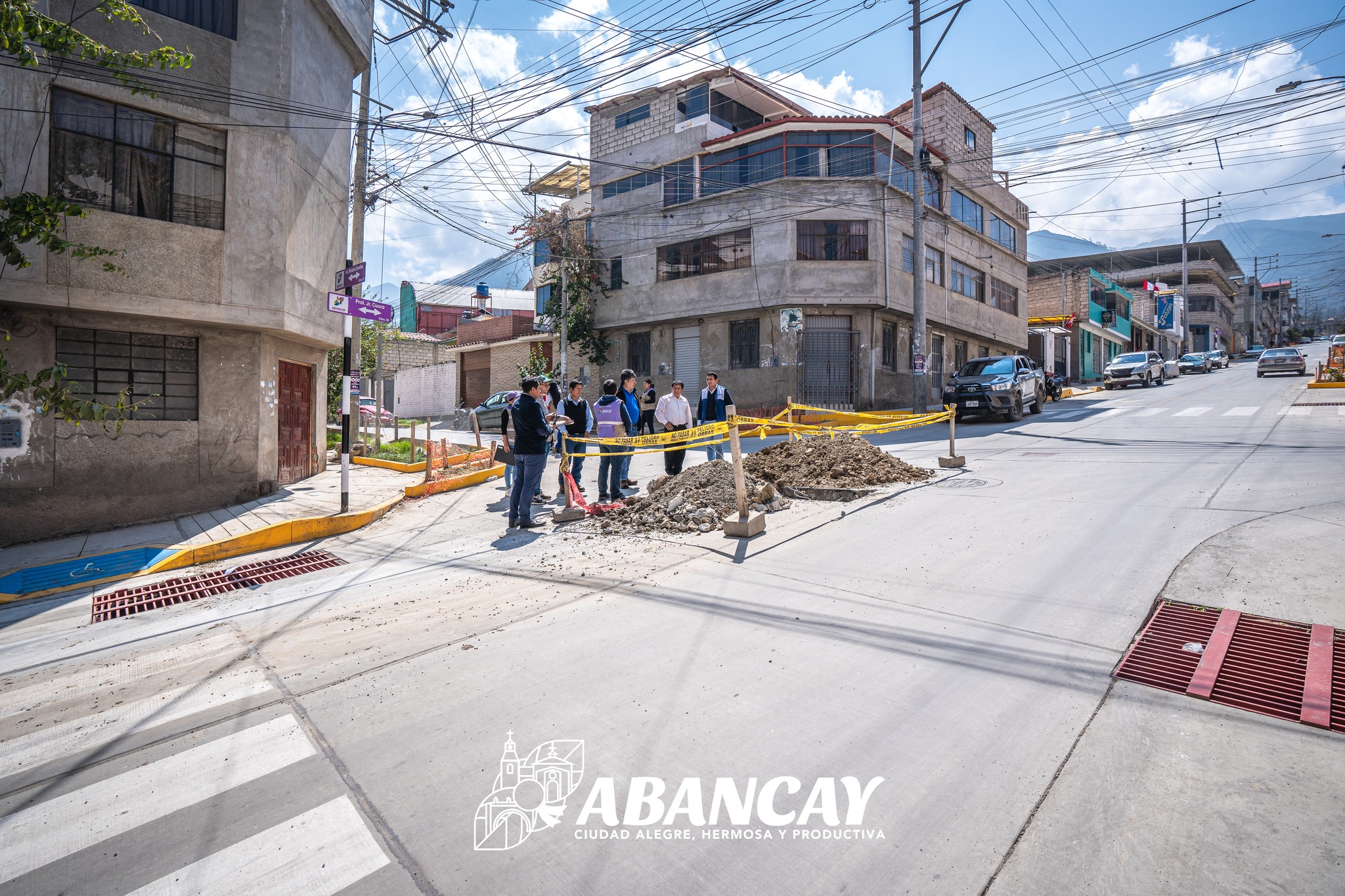 Municipalidad De Abancay Exige La Reposición Del Pavimento Afectado De La Prolongación Cusco Tras Trabajos De Emusap Abancay.