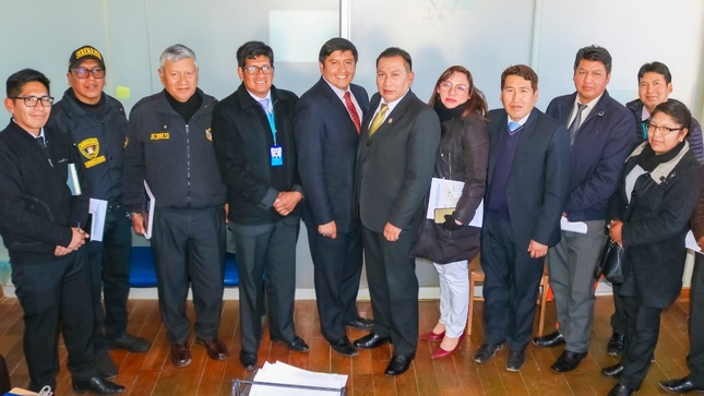 La Municipalidad de Puno y la UNAP realizan coordinaciones sobre el II festival universitario del folklore 2024