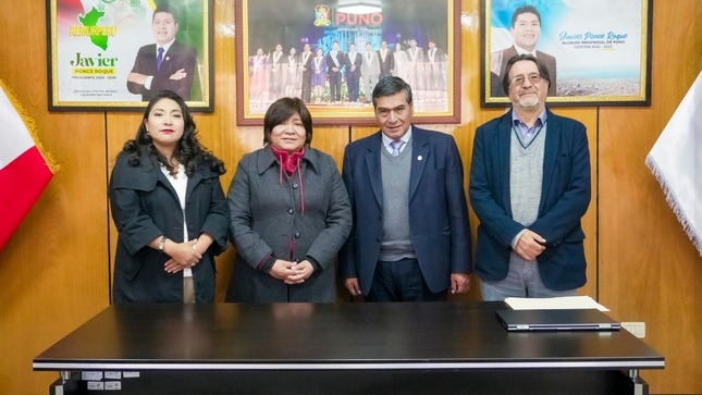 Municipalidad de Puno continua esfuerzos para encaminar proyectos en reunión con representante del Ministerio de Energía y Minas