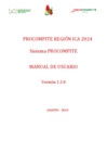 Vista preliminar de documento Manual de Usuario - PROCOMPITE ICA