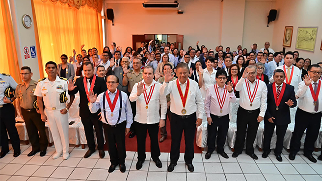 Presidente del Poder Judicial es declarado Huésped Ilustre
