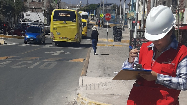Arequipa.- La Contraloría General alertó trabajos incompletos y deficiencias en la construcción de la obra de mejoramiento de distintas vías vecinales en el distrito de Cayma, provincia de Arequipa, cuya inversión es de S/ 4 739 965 y está a cargo de la Municipalidad Distrital de Cayma.