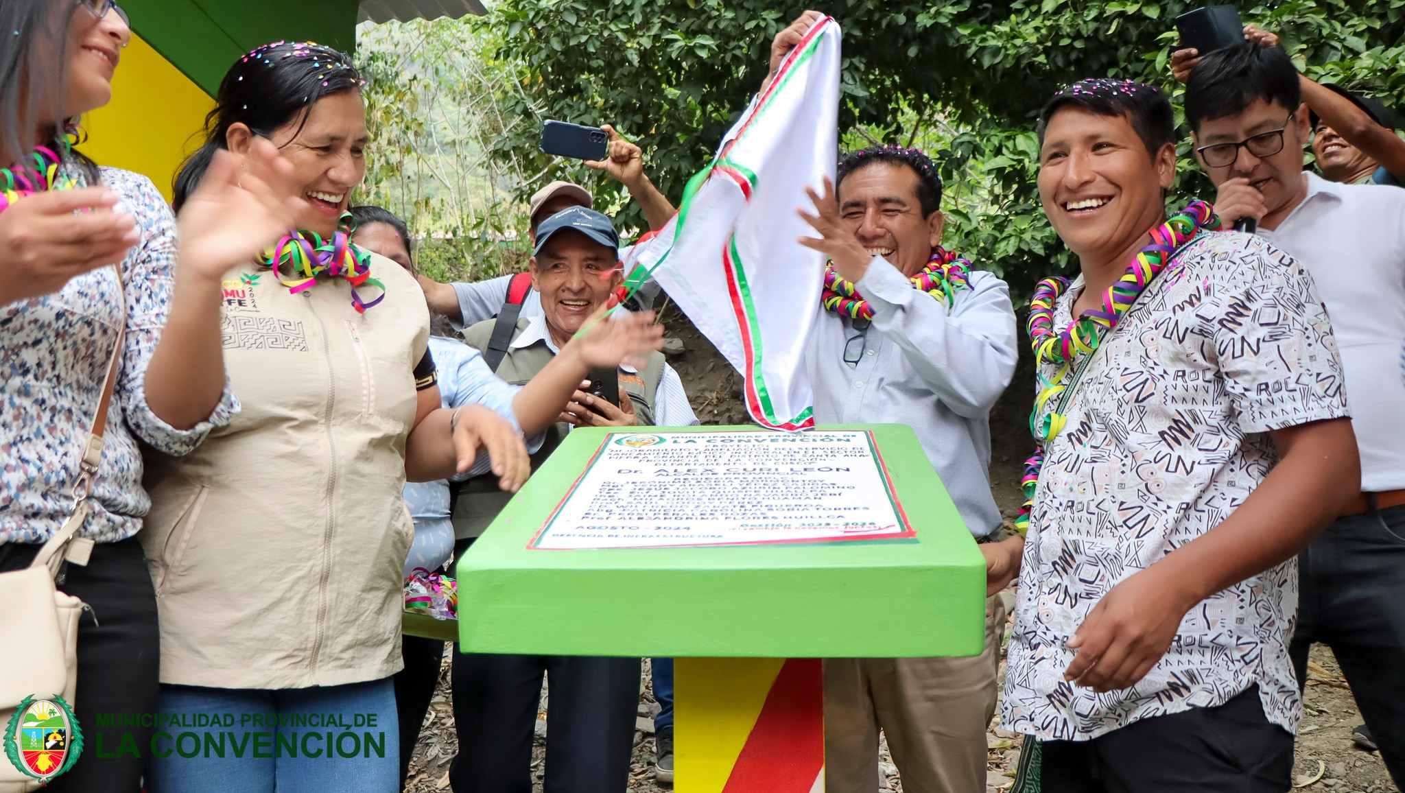 Inauguración de la obra de mejoramiento y ampliación de servicios de saneamiento básico integral en el sector Piedra Grande