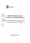 Vista preliminar de documento INFORME DE EVALUACION INSTITUCIONAL PEI - I SEMESTRE 2024