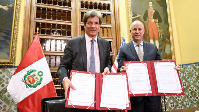 El Perú y EE.UU. suscriben Memorando de Entendimiento para impulsar inversiones en minerales críticos y diversificar cadenas de suministro