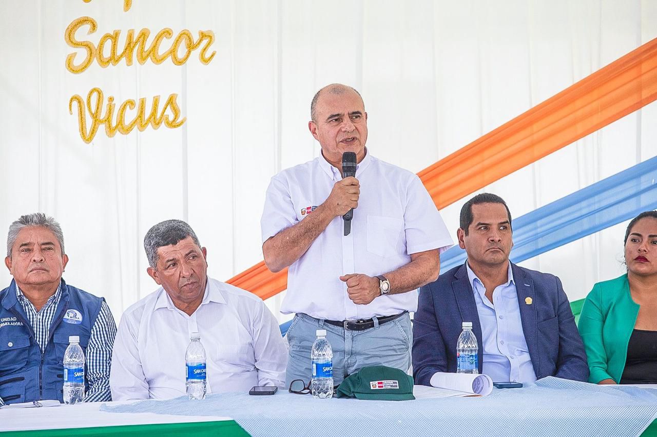 Viceministro del MIDAGRI, Iván Ramos, anunció que financiamiento se logró bajo un trabajo articulado con autoridades regionales y locales, con el apoyo de las Juntas de Usuarios de Piura.