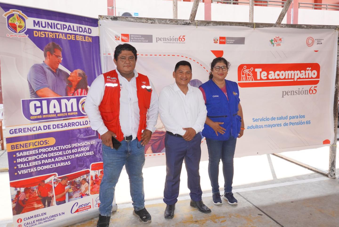 Lanzamiento del servicio de salud “Te Acompaño”, el cual está dirigido a las personas adultas mayores
