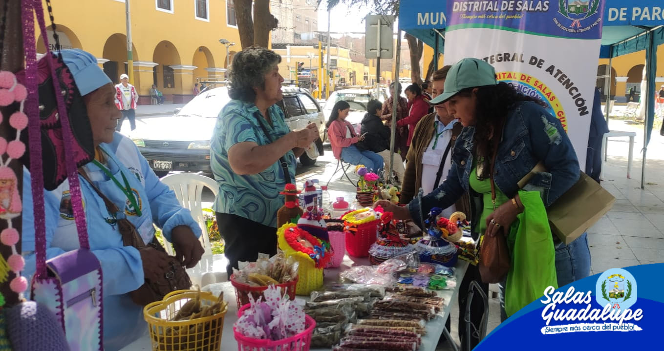 ADULTOS MAYORES DEL DISTRITO DE SALAS – GUADALUPE RESALTAN SU CREATIVIDAD Y EMPRENDIMIENTO EN LA PRIMERA FERIA REGIONAL DE ICA