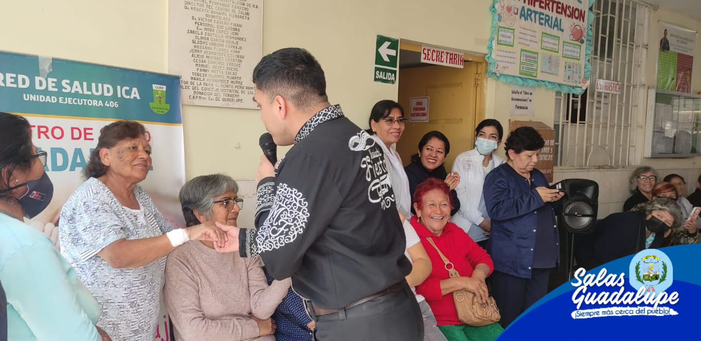 CENTRO DE SALUD DE GUADALUPE CELEBRA EL DÍA DEL ADULTO MAYOR CON ACTIVIDADES RECREATIVAS Y PREVENTIVAS