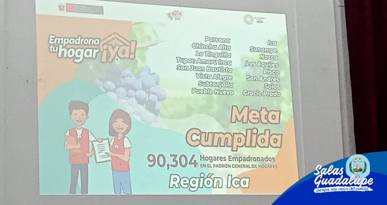 META EMPADRONAMIENTO MASIVO POR BARRIDO FOCALIZADO 2024 DEL MINISTERIO DE DESARROLLO E INCLUSIÓN SOCIAL