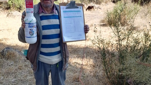 GORE Ayacucho impulsa campañas de desparasitación y vitaminización en Huanca Sancos