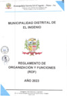 Vista preliminar de documento ROF MDEI