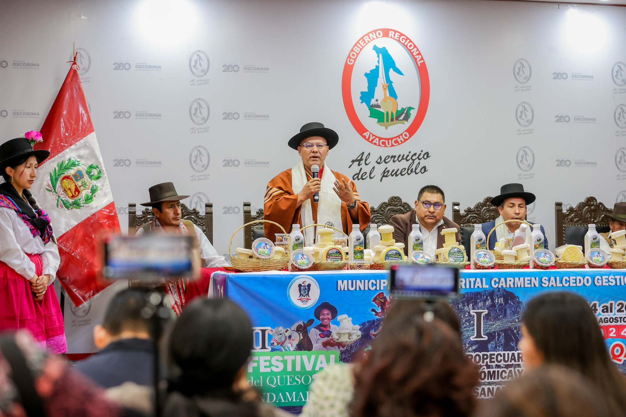 GORE Ayacucho oficializa lanzamiento de II Festival del Queso Andamarquino 2024