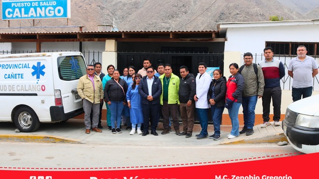 RIS Chilca Mala prioriza atención médica en el distrito de Calango