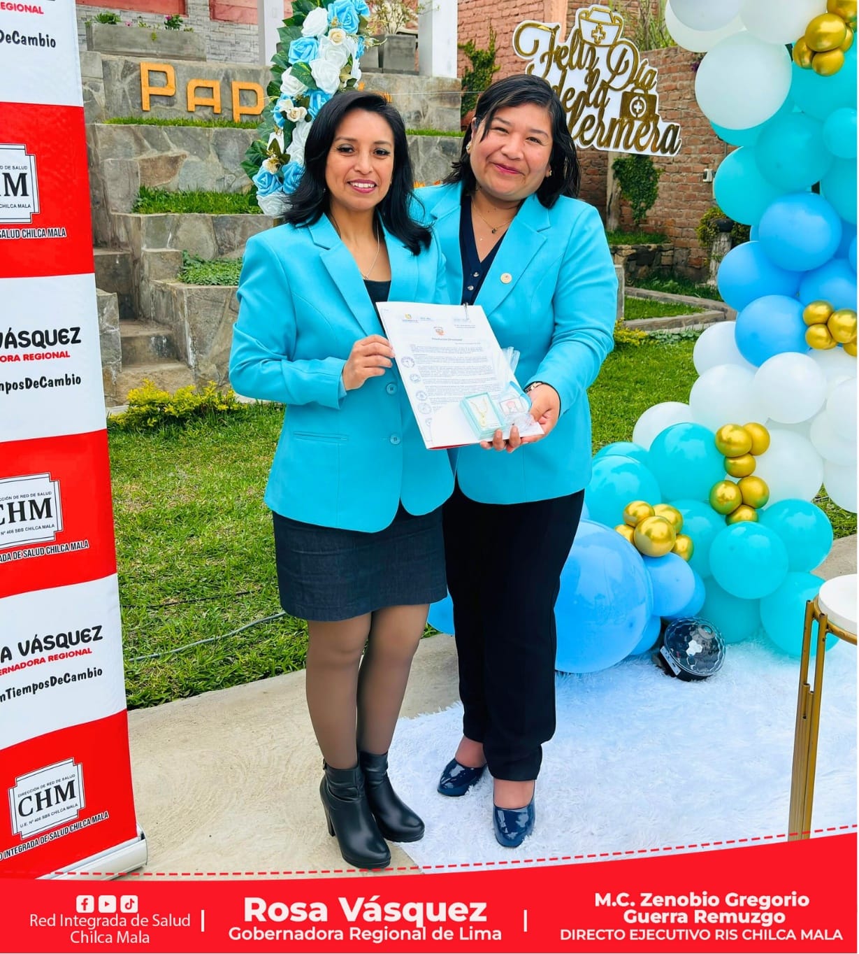 Enfermeras y Enfermeros de la RIS Chilca Mala recibieron reconocimiento por su vocación de servicio a favor de población de la Región Lima