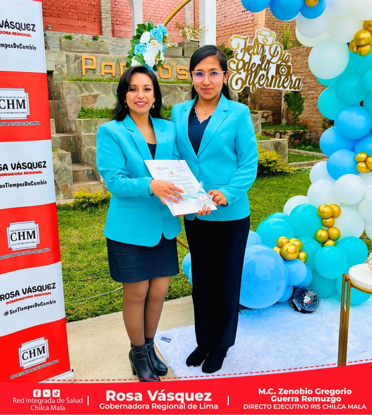 Enfermeras y Enfermeros de la RIS Chilca Mala recibieron reconocimiento por su vocación de servicio a favor de población de la Región Lima