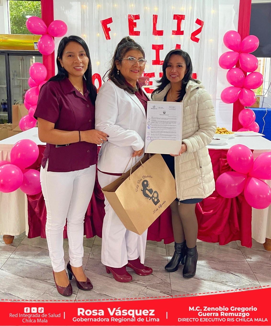 Conmemoran "Día Internacional de la Obstetricia y la Embarazada" en la RIS Chilca Mala