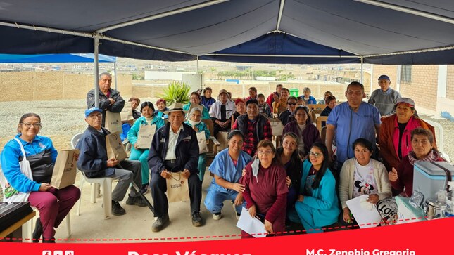 RIS Chilca Mala realiza Campaña de Salud Integral en el marco del "Día del Adulto Mayor", en un trabajo articulado con la empresa privada.