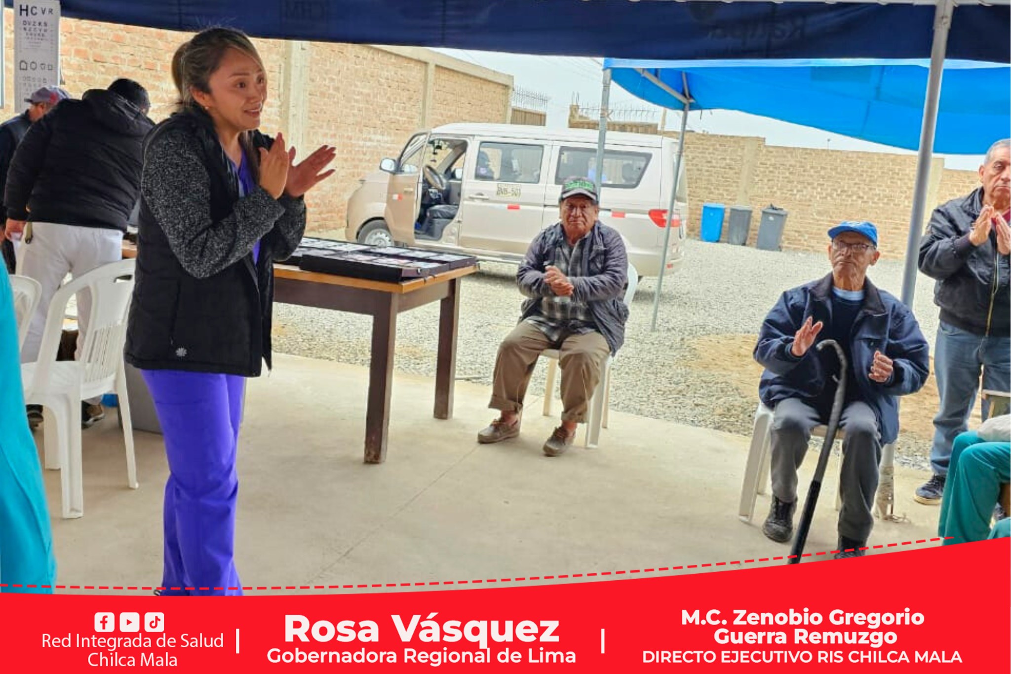 RIS Chilca Mala realiza Campaña de Salud Integral en el marco del "Día del Adulto Mayor", en un trabajo articulado con la empresa privada.