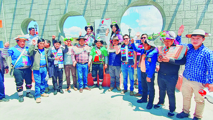 Inauguración de las pistas y veredas del C.P de Parco Chacapunco