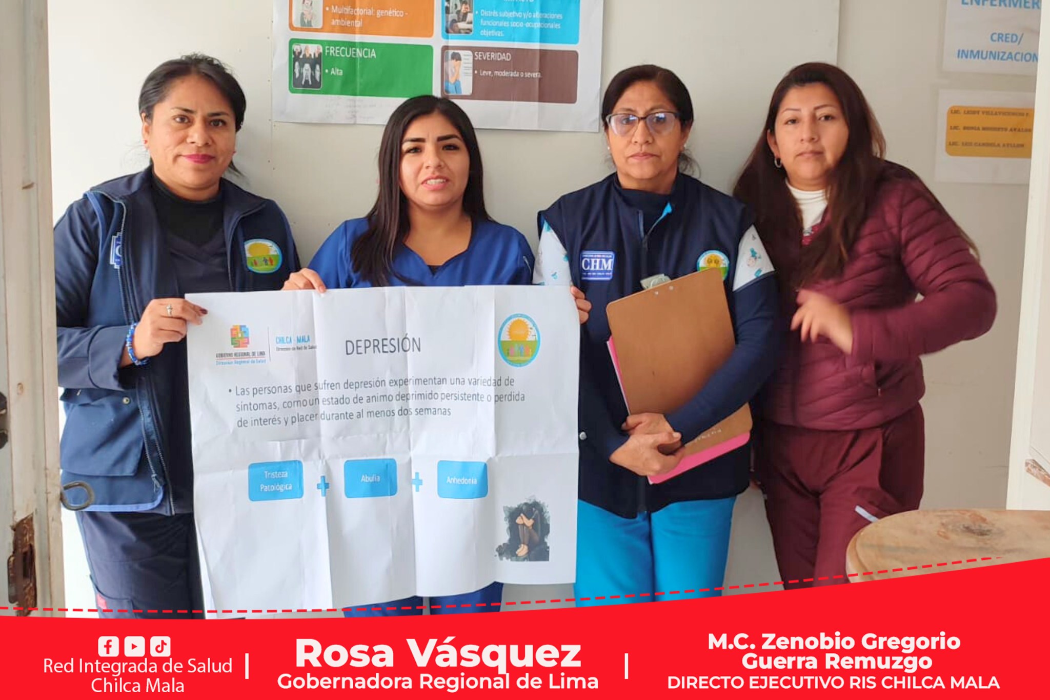 Centro de Salud Mental Comunitario "Valle de la Esperanza" realiza trabajos de coordinación con diversos establecimientos de salud.
