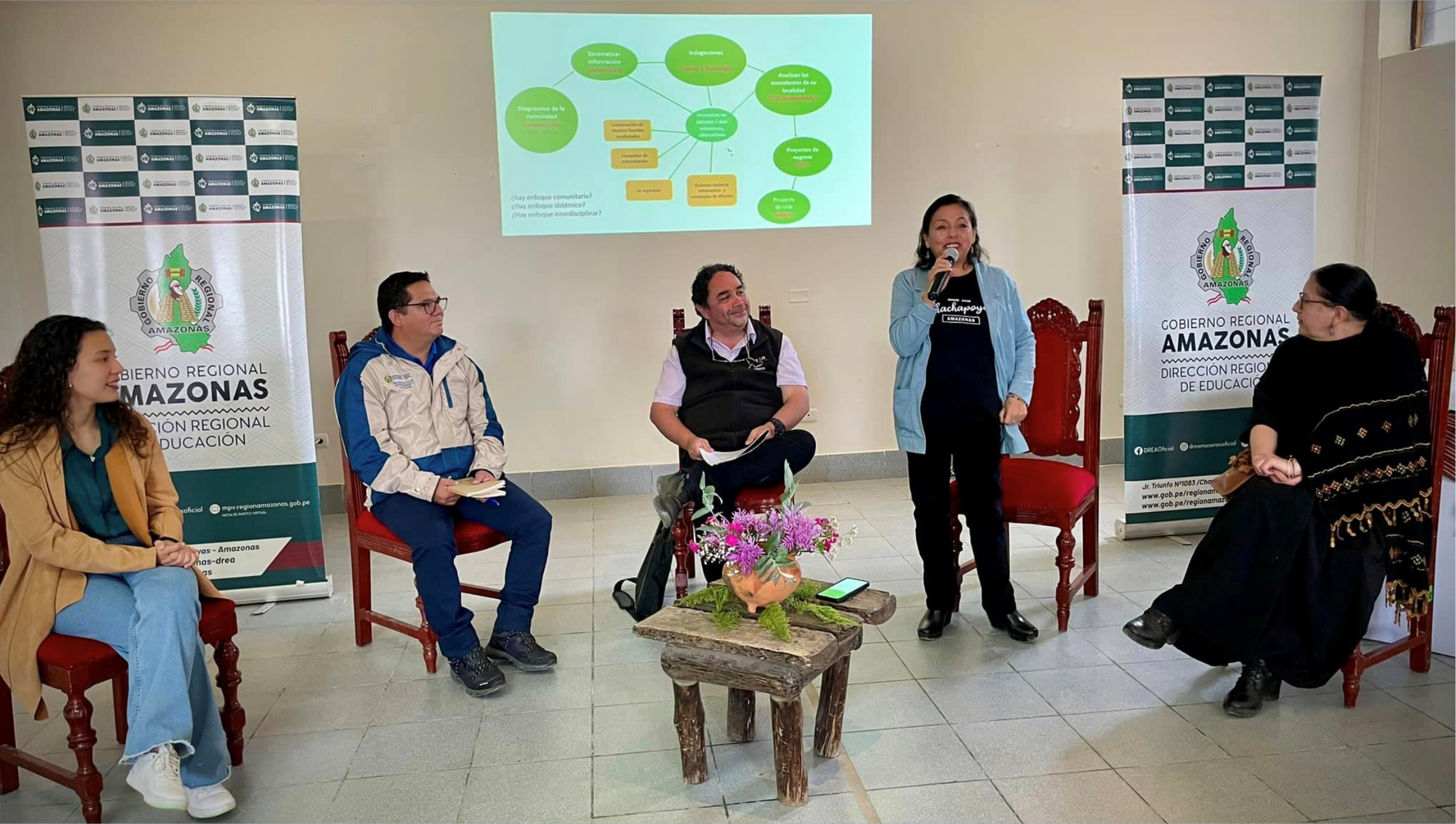 DREA amazonas participa en la primera edición descentralizada de la conferencia local de las juventudes