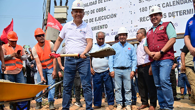 Maynas inicia obra de drenaje en Villa 1 de Mayo