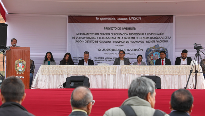 ¡Iniciamos con la construcción de la del Pabellón de la Facultad de Ciencias Biológicas!