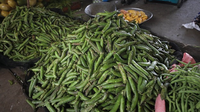 Se registró el ingreso de más de 10 mil toneladas de productos entre frutas
y verduras