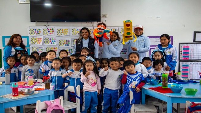 Taller lúdico de educación vial