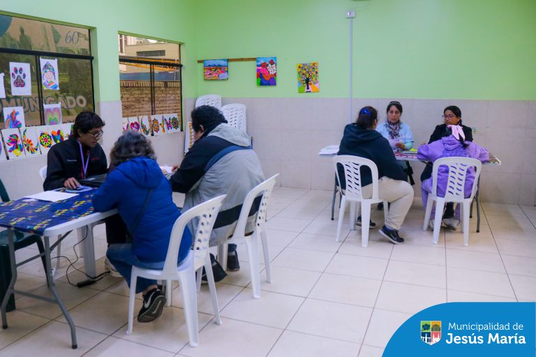 Pensando en la salud de nuestros vecinos, la OMAPED de Jesús María organizó una campaña psicológica dirigida a nuestros beneficiarios, donde se realizaron evaluaciones especializadas en autismo, discapacidad intelectual, parálisis cerebral, esquizofrenia y más.