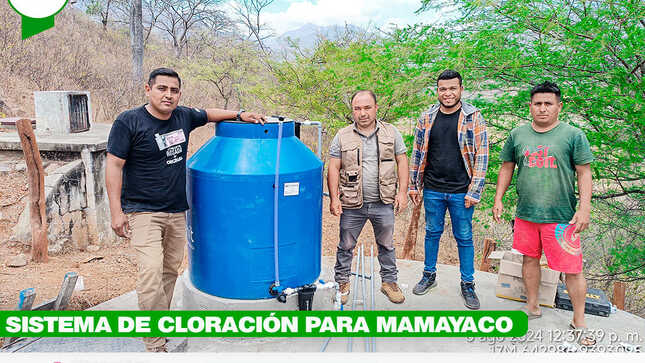 SISTEMA DE CLORACIÓN PARA MAMAYACO