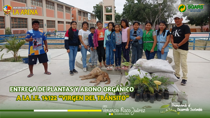 Entrega de plantones