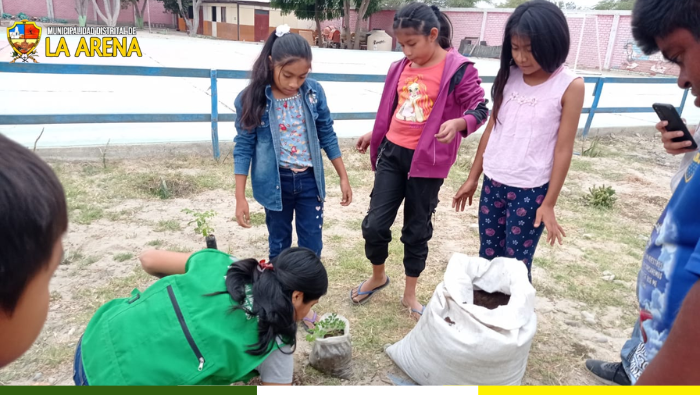 Entrega de plantones