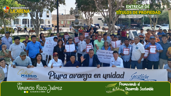 Entrega de Títulos de Propiedad