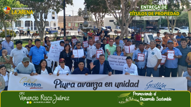 Entrega de Títulos de Propiedad