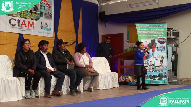 La celebración estuvo acompañado de nuestras autoridades ediles del distrito.