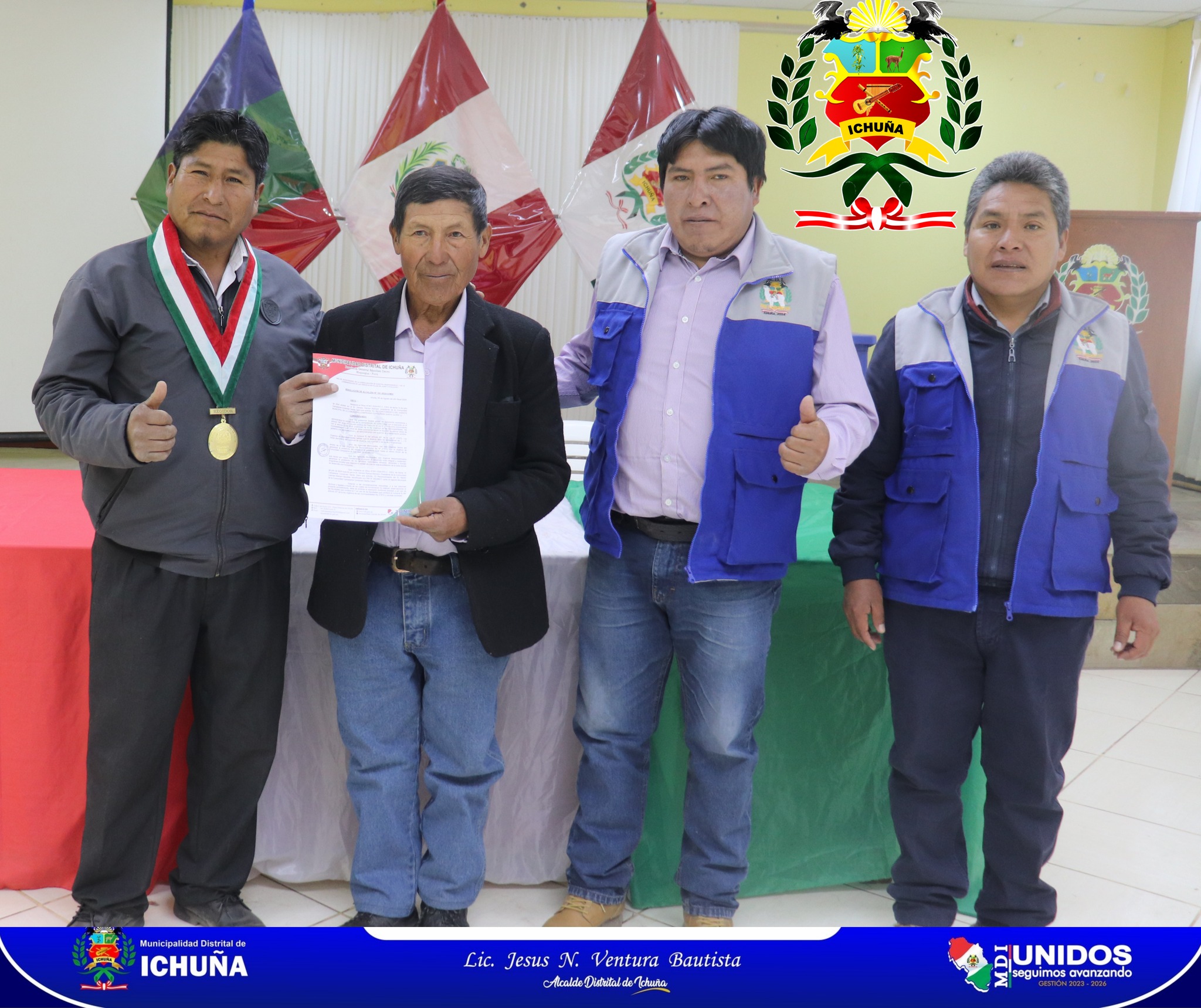 COMUNIDAD CAMPESINA de CONDORANI - SANTA CLARA TIENE NUEVO AGENTE MUNICIPAL